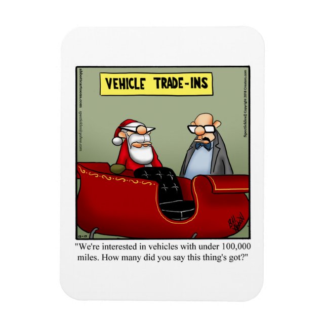 Funny Christmas  Humour Magnet Gift (Vertical)