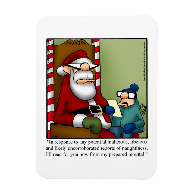 Funny Christmas  Humour Magnet Gift (Vertical)