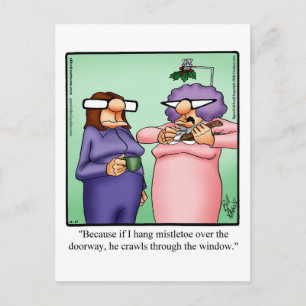 Funny Christmas Humour Postcard