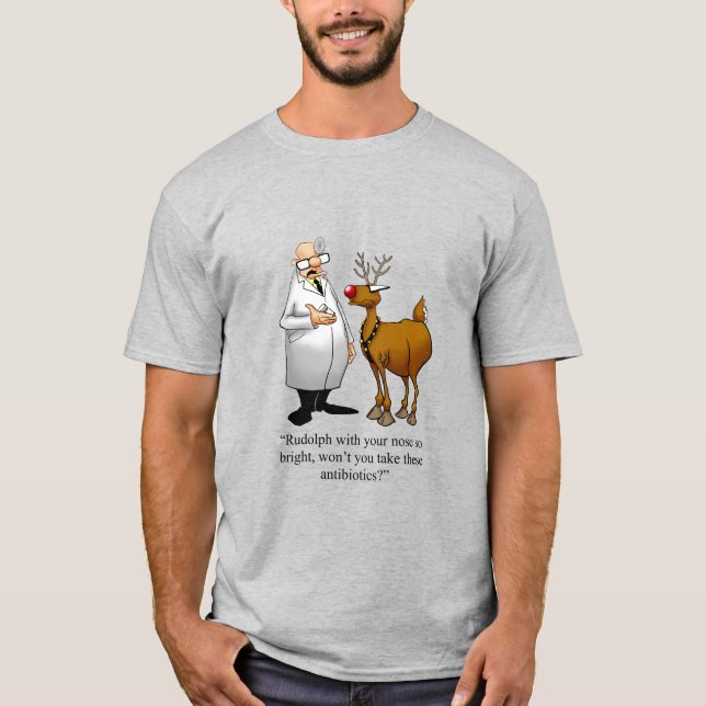 Funny Christmas Humour Tee Shirt (Front)