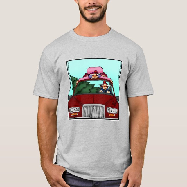 Funny Christmas Humour Tee Shirt (Front)