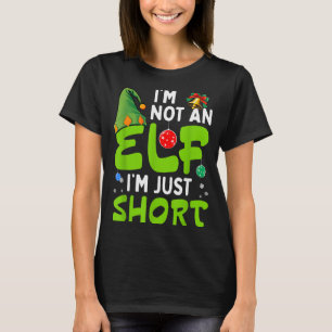 Funny Christmas Im Not An Elf Just Short Xmas Men  T-Shirt