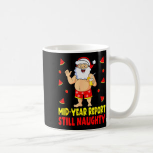 Funny Christmas In July Santa Summer Vacation Men Coffee Mug