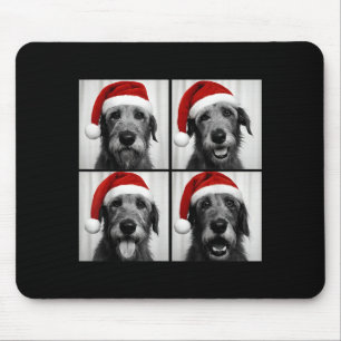 Funny Christmas Irish Wolfhound Santa Dog Lover Ph Mouse Mat