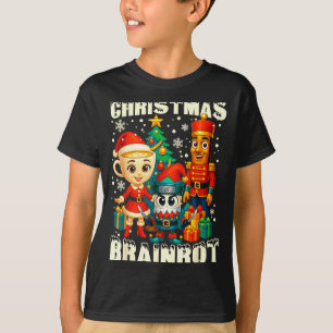 Funny Christmas Italian Brain Rot Italian Brainrot T-Shirt