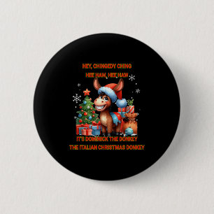 Funny Christmas Italian Christmas Dominick The  6 Cm Round Badge