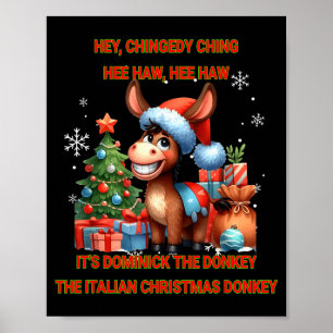 Funny Christmas Italian Christmas Dominick The  Poster