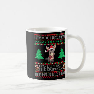 Funny Christmas Italian Christmas Donkey Dominic T Coffee Mug