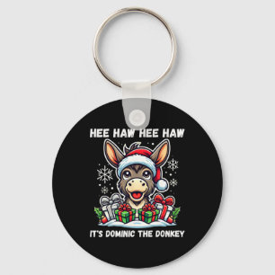 Funny Christmas Italian Christmas Donkey Dominic T Key Ring