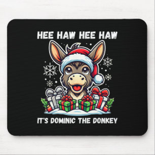 Funny Christmas Italian Christmas Donkey Dominic T Mouse Mat