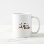 Funny Christmas It's Giving Dancer Reindeer Dance  Coffee Mug<br><div class="desc">Funny Christmas It's Giving Dancer Reindeer Dance Graphic</div>