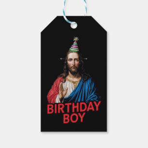 Funny Christmas Jesus Birthday Boy  Gift Tags