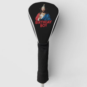 Funny Christmas Jesus Birthday Boy Golf Head Cover