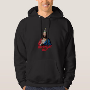 Funny Christmas Jesus Birthday Boy  Hoodie