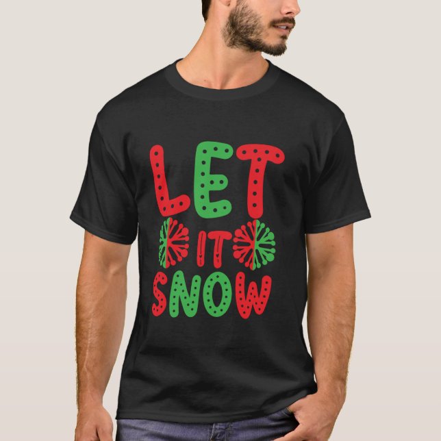 Funny Christmas Jesus Santa Reindeer Snowman Mistl T-Shirt (Front)