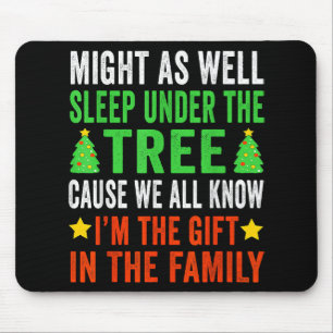 Funny Christmas Kids Christmas Pyjamas Girls Boys Mouse Mat