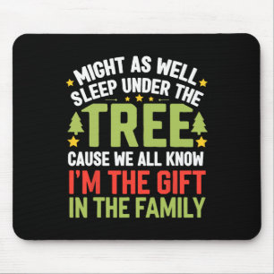 Funny Christmas Kids Mens Christmas Pyjamas Women Mouse Mat