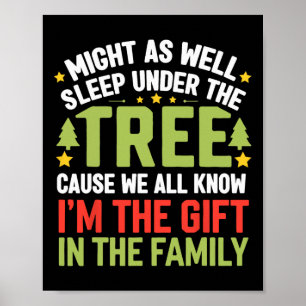 Funny Christmas Kids Mens Christmas Pyjamas Women Poster
