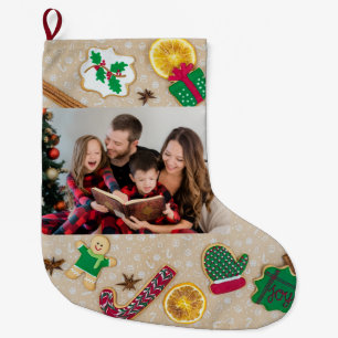 Funny christmas large christmas stocking