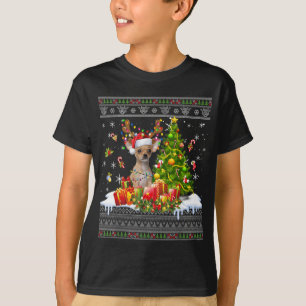 Funny Christmas Lights Chihuahua Dog Funny Xmas Ug T-Shirt