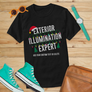 Funny Christmas Lights Exterior Illumination T-Shirt