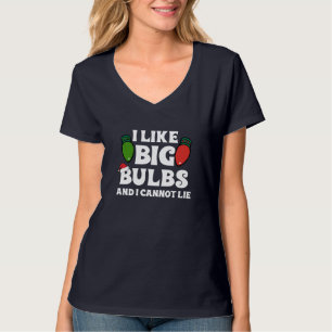 Funny Christmas Lights I like Big Bulbs Matching F T-Shirt