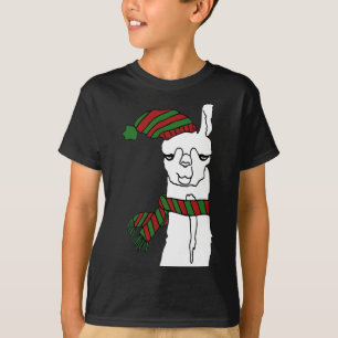 Funny Christmas Llama Cute Llama T-Shirt