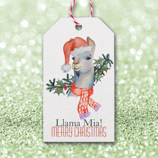 Funny Christmas Llama Gift Tags (Creator Uploaded)