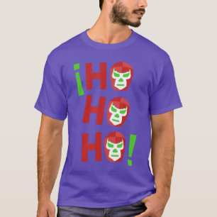 Funny Christmas Lucha Libre Wrestling Luchador gif T-Shirt