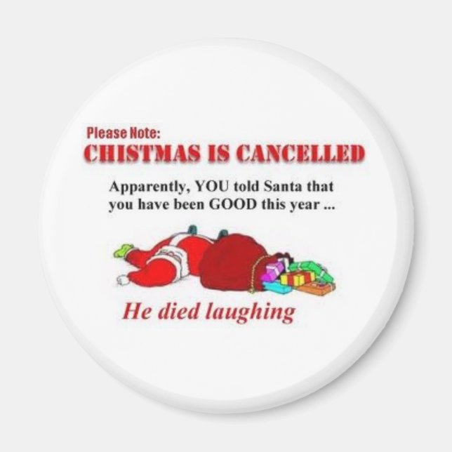 funny christmas magnet (Front)