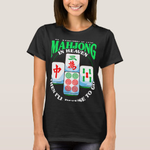 Funny Christmas Mahjong Drinking Xmas Lights Group T-Shirt