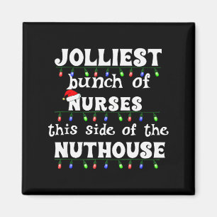 Funny Christmas Matching Group Work Jolliest Bunch Magnet