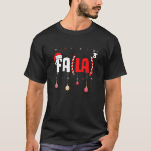 Funny Christmas Math Teacher Fa La8 Equations Fa L T-Shirt