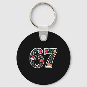 Funny Christmas Meme 6-7 Ugly Christmas Humor Outf Key Ring