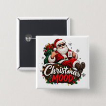 Funny Christmas Mood Santa Holiday Gift Graphic