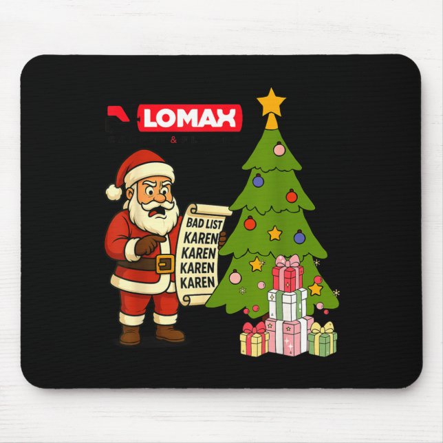 Funny Christmas  Mouse Mat (Front)