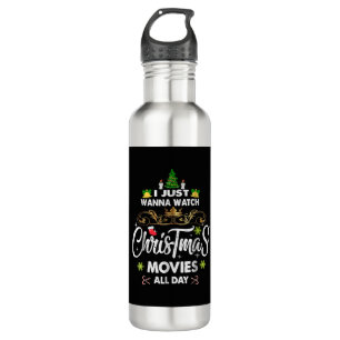 Funny Christmas Movie , Christmas Movies 710 Ml Water Bottle