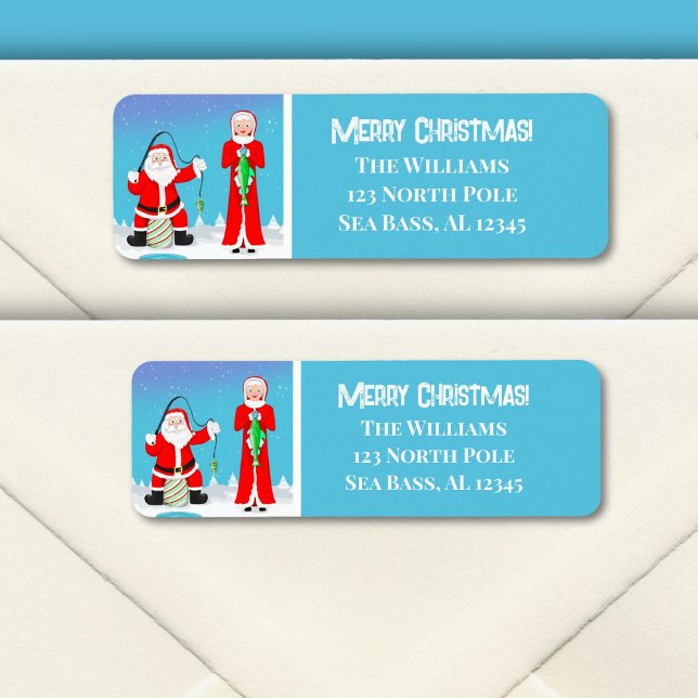 Funny Christmas Mrs. Claus Beats Santa At Fishing  (Creator Uploaded)