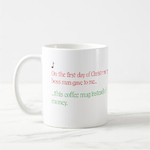 Funny Christmas Mug Employee Gift