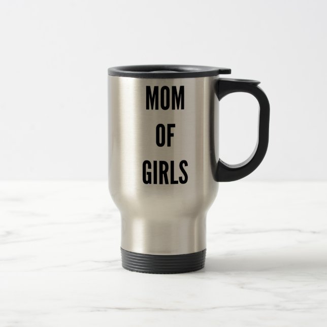 Funny Christmas mum of girls Travel Mug (Right)