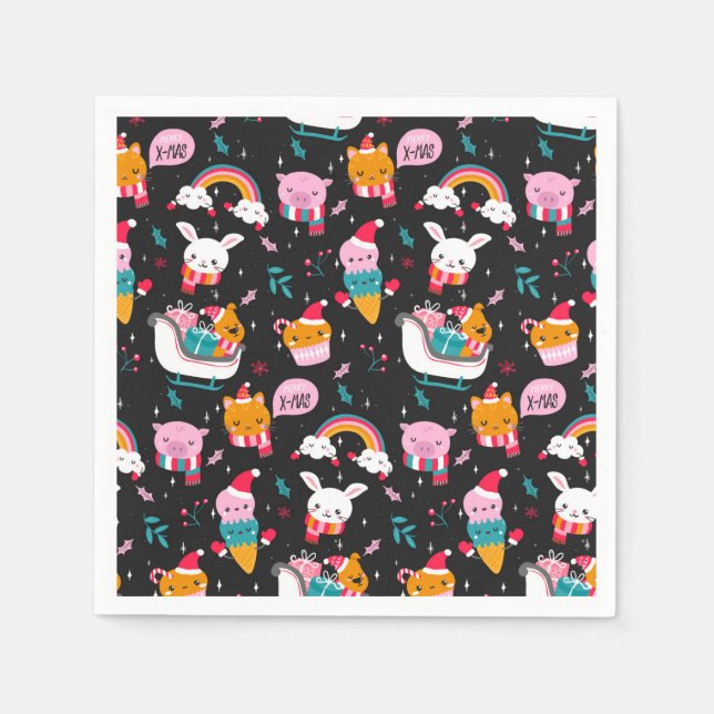 Funny Christmas Napkin (Front)