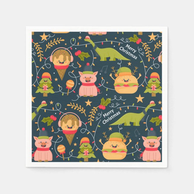 Funny Christmas Napkin (Front)