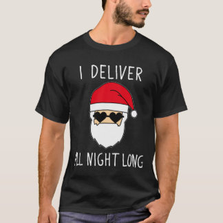 Funny Christmas Naughty Santa Inappropriate Christ T-Shirt