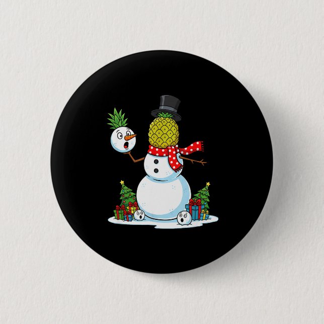 Funny Christmas Ne Snowman Xmas Mens Womens Kids  6 Cm Round Badge (Front)