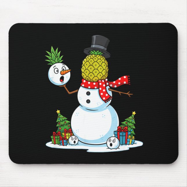 Funny Christmas Ne Snowman Xmas Mens Womens Kids  Mouse Mat (Front)