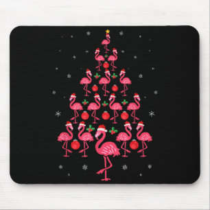Funny Christmas Nk Flamingo Tree Holiday Gift Bird Mouse Mat