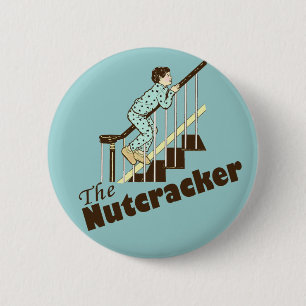 Funny Christmas Nutcracker 6 Cm Round Badge
