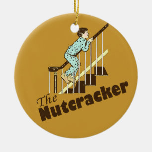 Funny Christmas Nutcracker Ceramic Tree Decoration