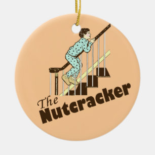 Funny Christmas Nutcracker Ceramic Tree Decoration