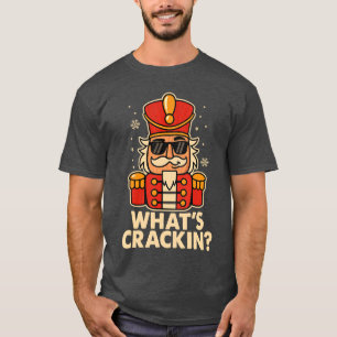 Funny Christmas Nutcracker Men een Boys Whats Crac T-Shirt